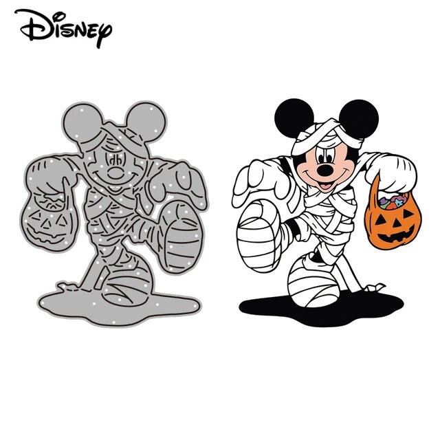 Mickey mouse halloween box metal cutting die disney dies stencil template for scrapbooking paper craft album card die cut