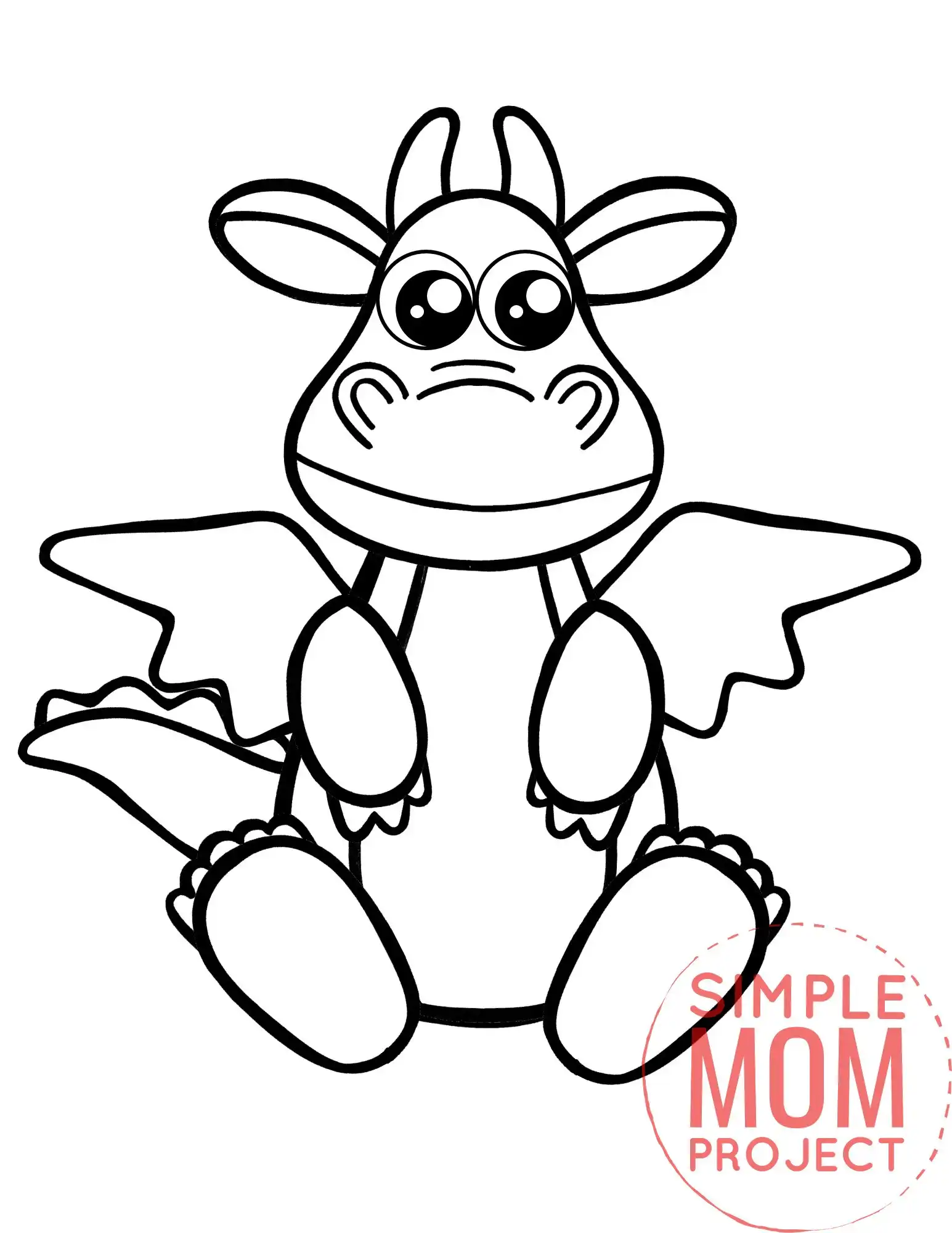 Free printable dragon template â simple mom project