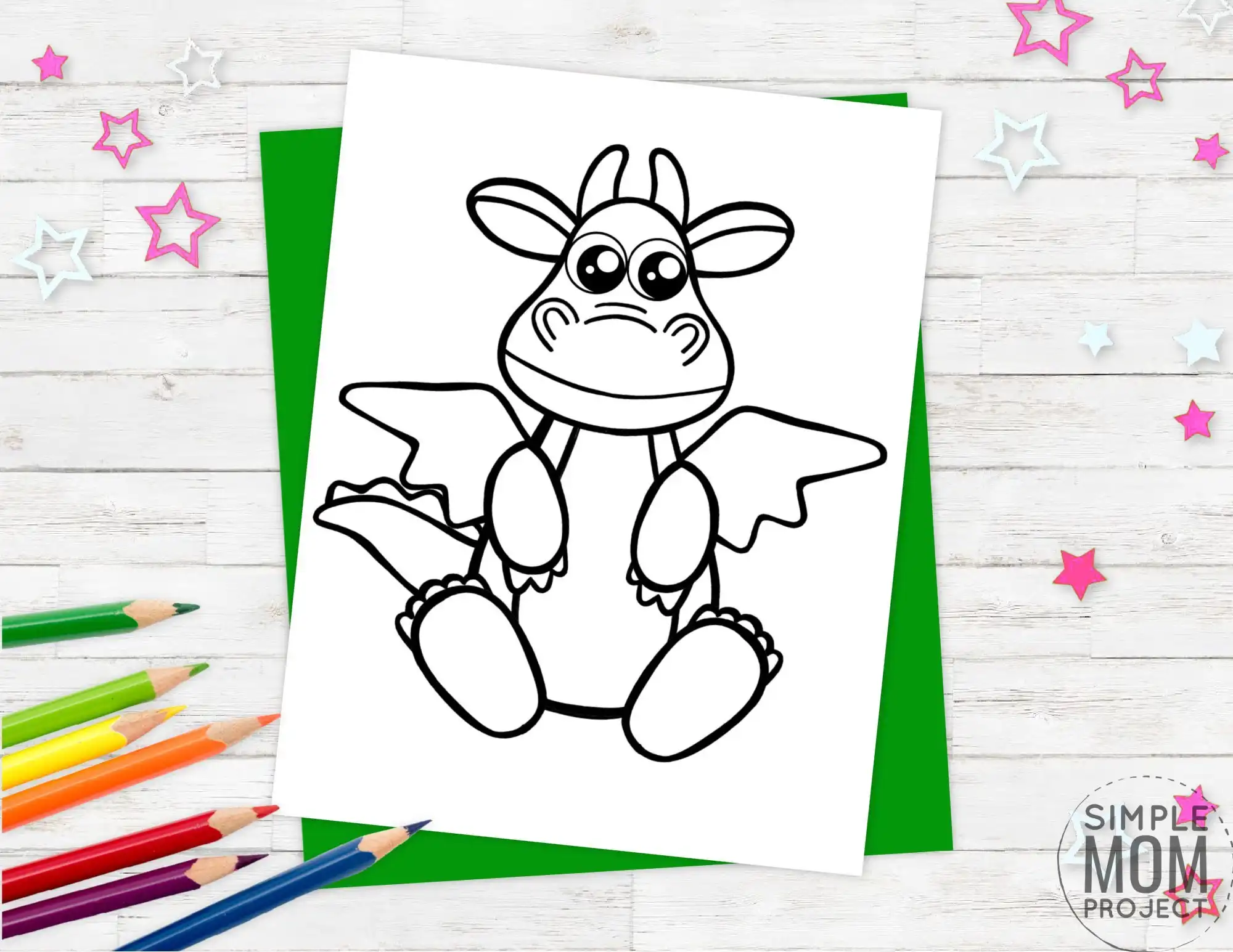 Free printable dragon template â simple mom project