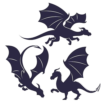 Dragon stencil images