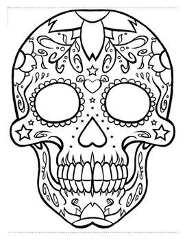 Dia de los muertos spanish lesson materials nov