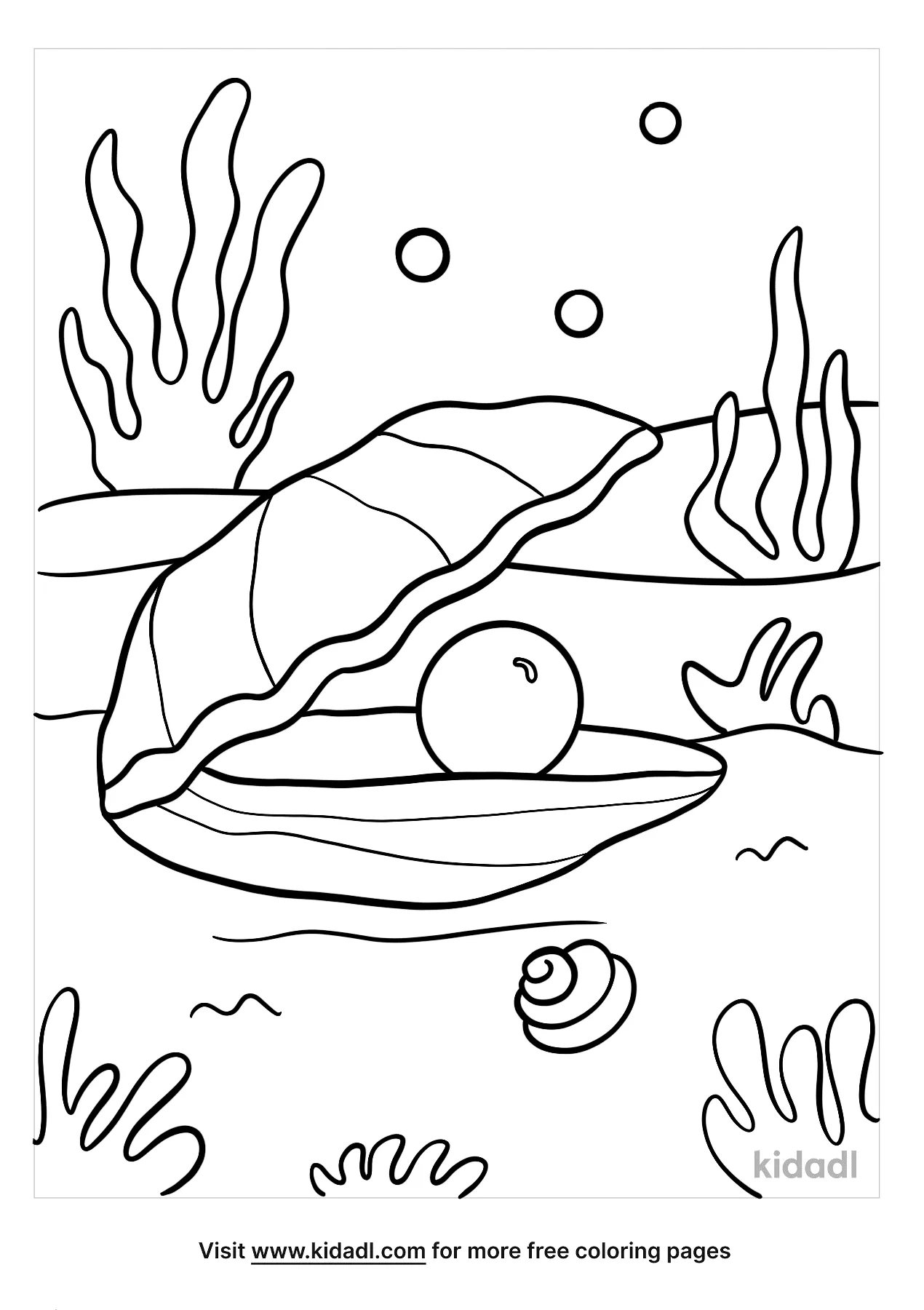 Free oyster coloring page coloring page printables