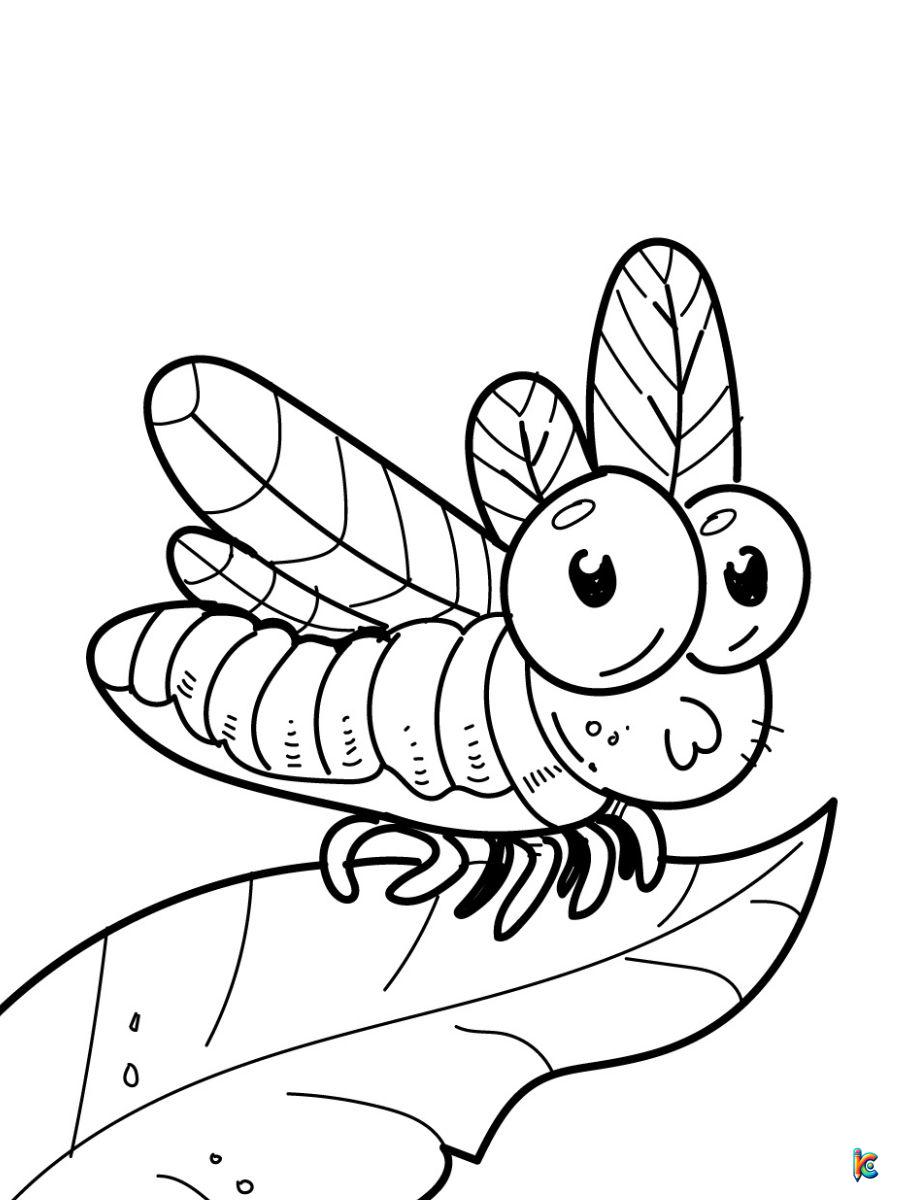 Bug coloring pages â