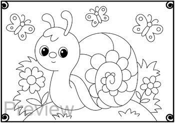Insects coloring pages bugs coloring sheets by spring girl tpt