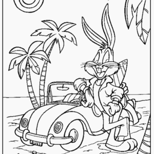 Bugs bunny coloring pages printable for free download