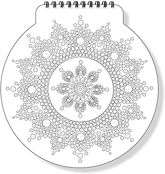 Buy zen sangam hunt the dots mandala colorg book for young adults and kids color the dots based on the color chart