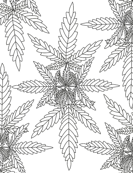 Download marijuana outline coloring royalty