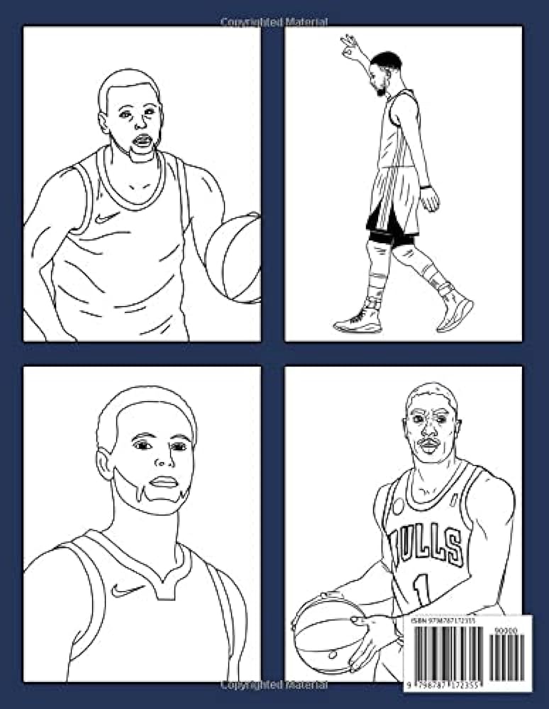 Stephen curry coloring book amazing gift for all ages and fans with high quality imageâ giant great pages with premium quality images ornelas jesus books