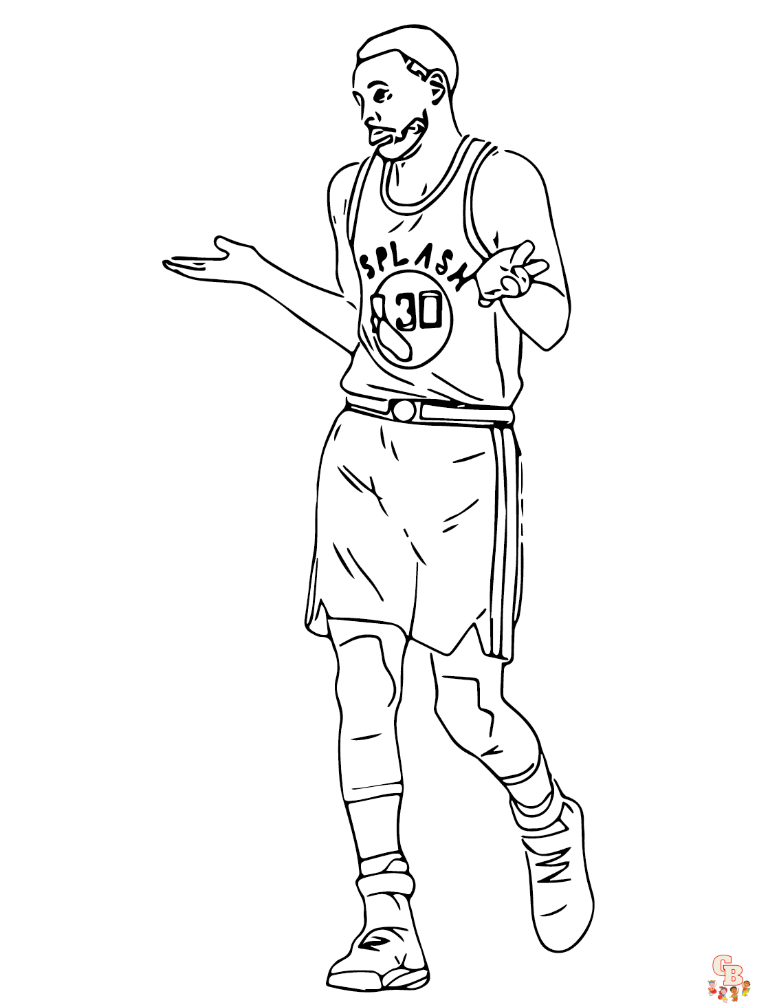Printable stephen curry coloring pages free for kids and adults