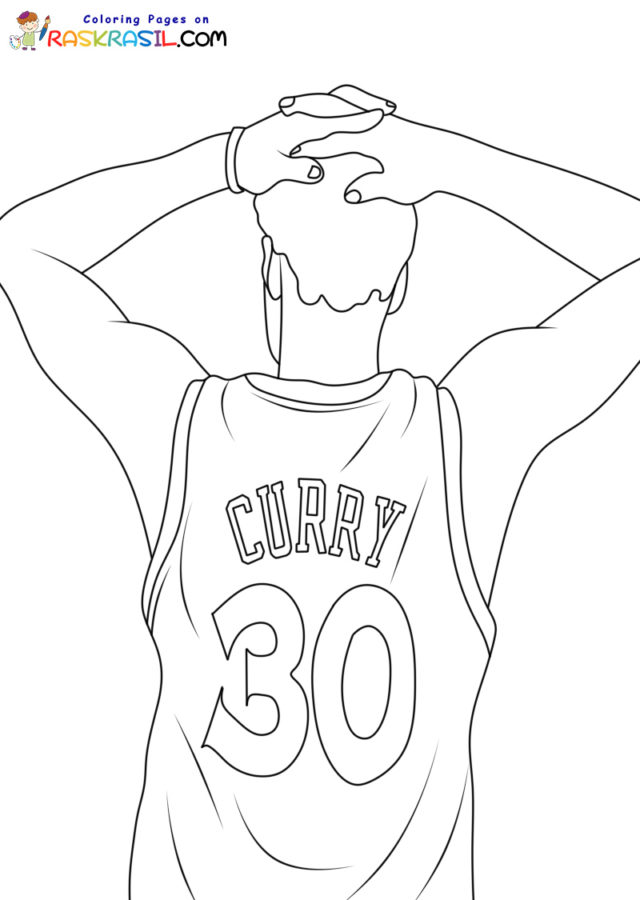 Stephen curry coloring pages