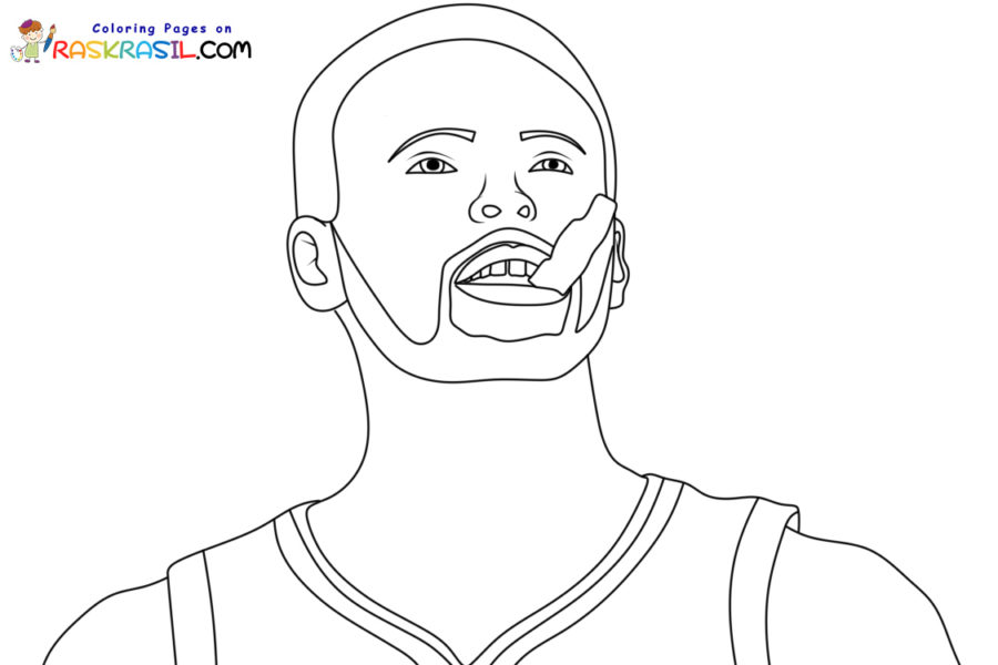 Stephen curry coloring pages