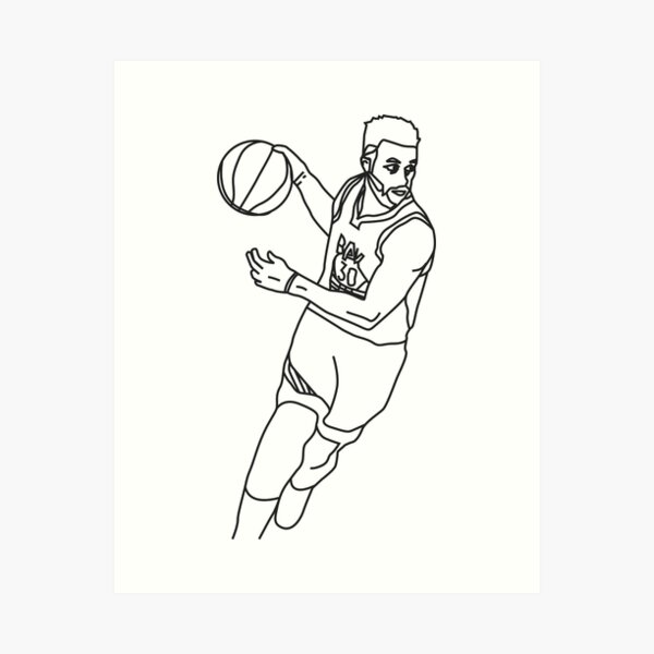 Stephen curry gsw art print for sale by third