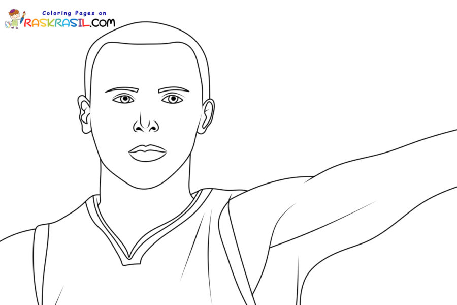Stephen curry coloring pages