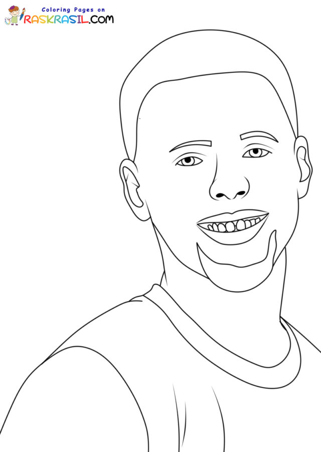 Stephen curry coloring pages