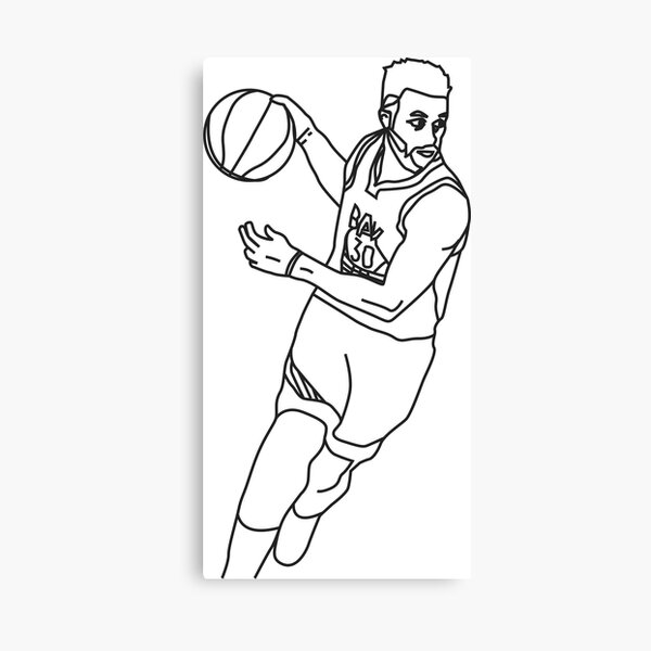 Stephen curry gsw canvas print for sale by third