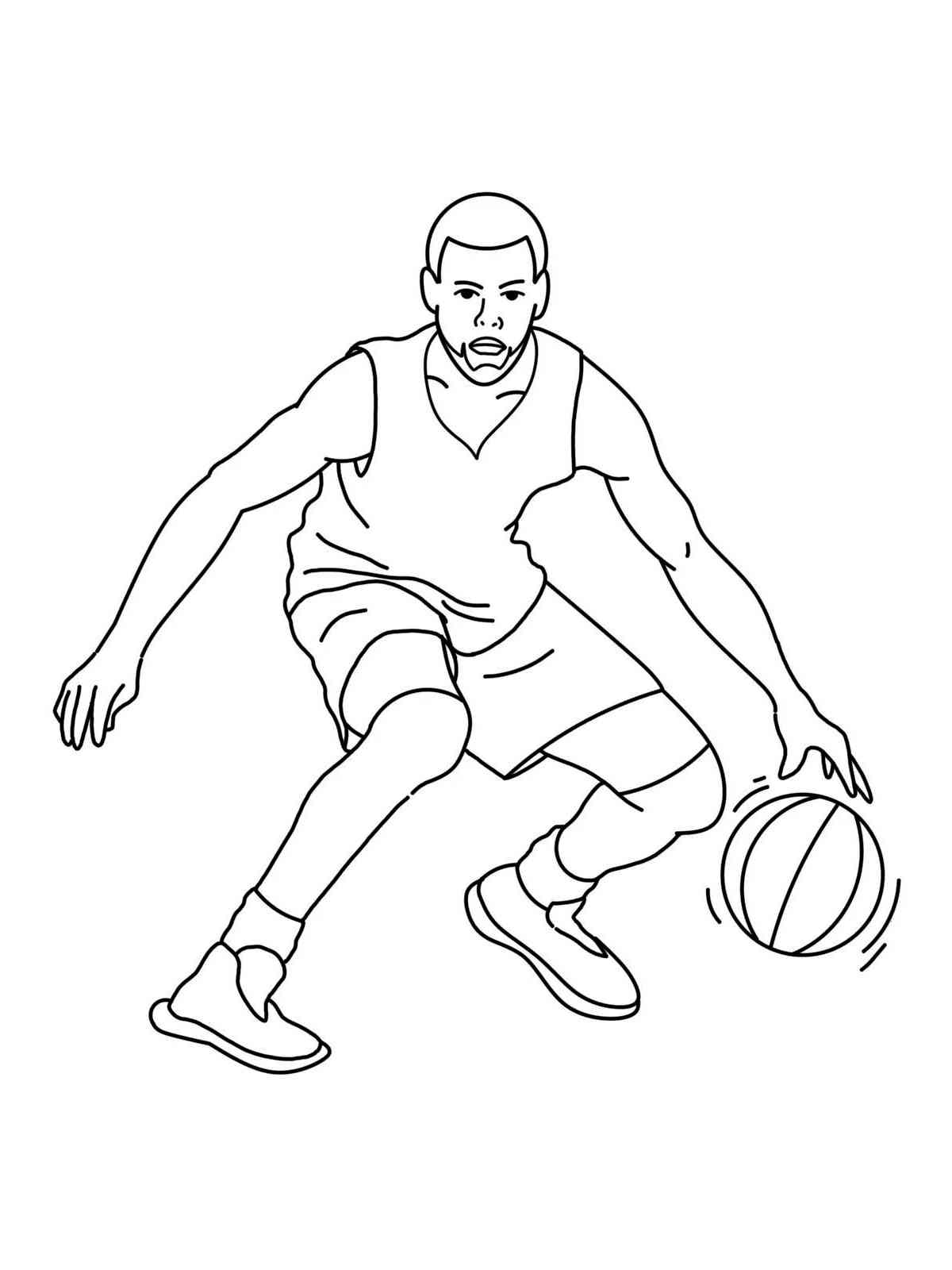 Stephen curry coloring pages