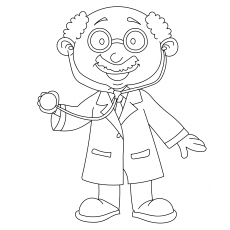 Top free printable doctor coloring pages online