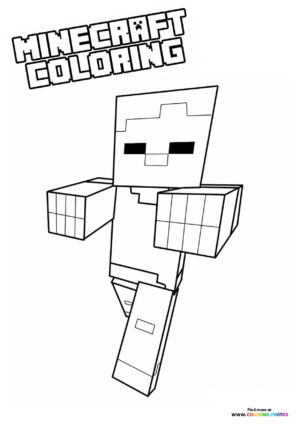 Minecraft pages for kids free and easy print or download