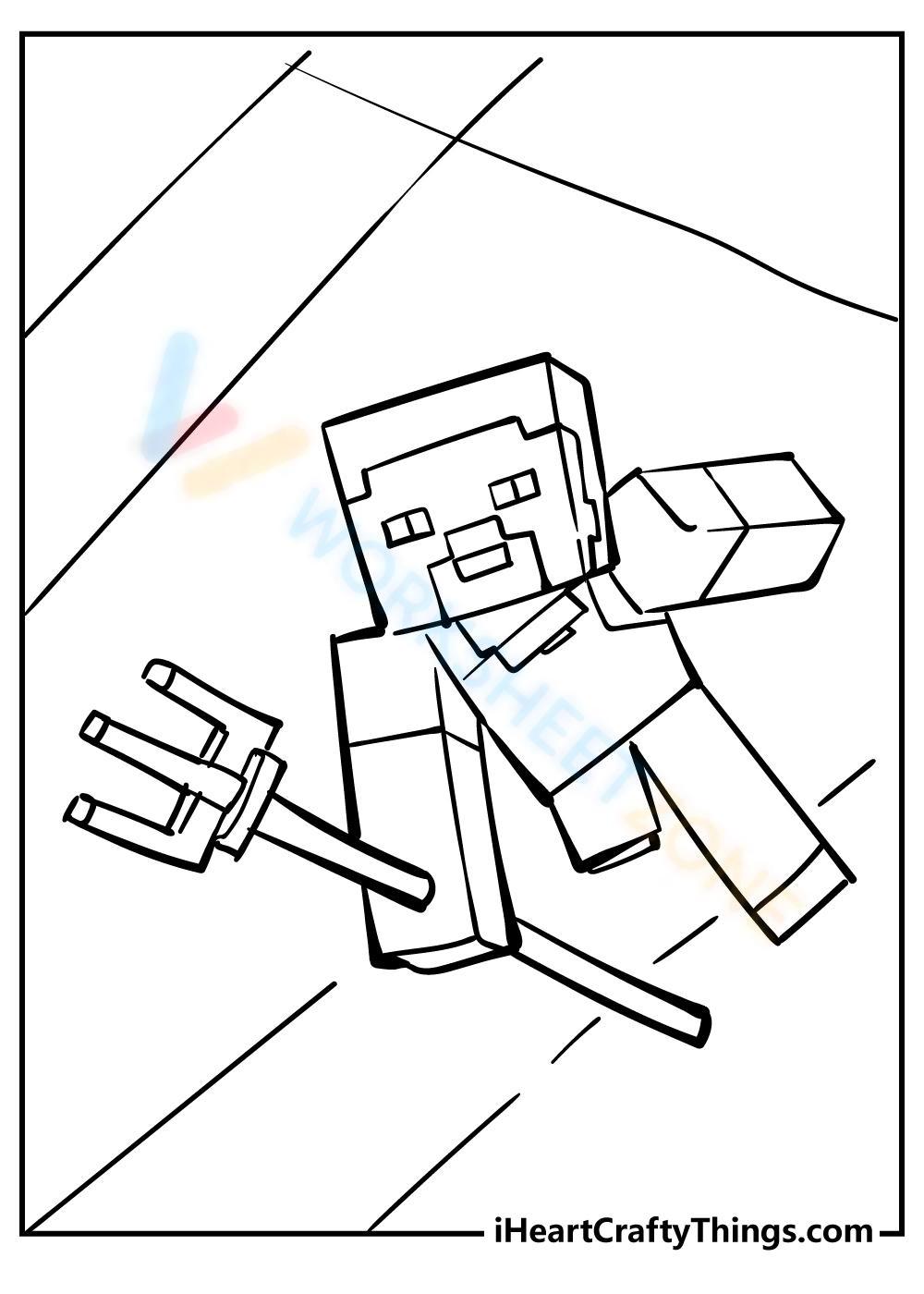 Free printable minecraft coloring pages for all ages