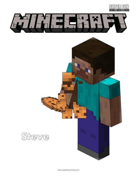 Minecraft coloring