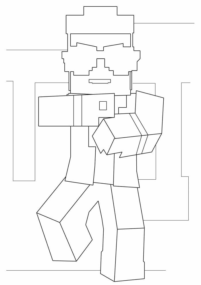 Minecraft coloring pages free personalizable coloring pages