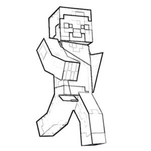 Minecraft coloring pages printable for free download