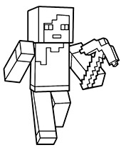 Minecraft coloring pages pictures