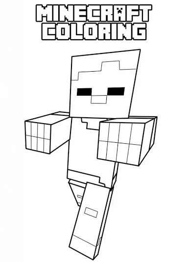 Drawing inspired by minecraft