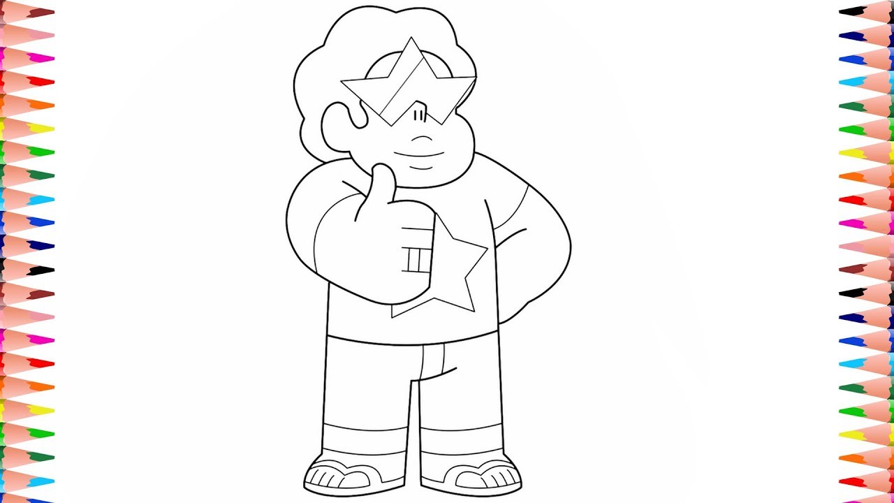 Steven universe future coloring pages garnet steven digital coloring