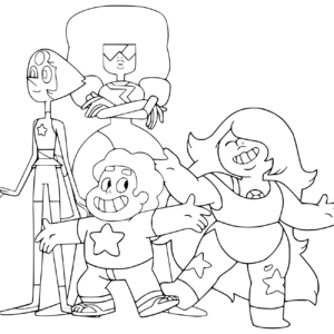 Steven universe coloring pages printable for free download
