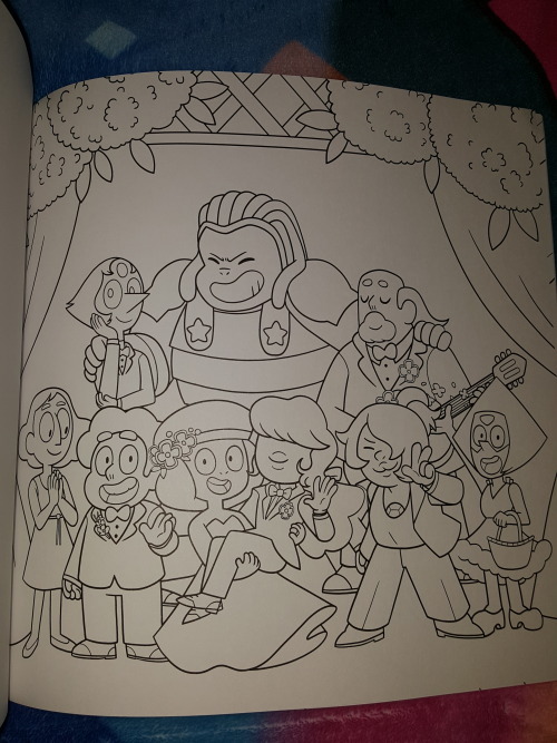 Love takes work â steven universe coloring book outline and review