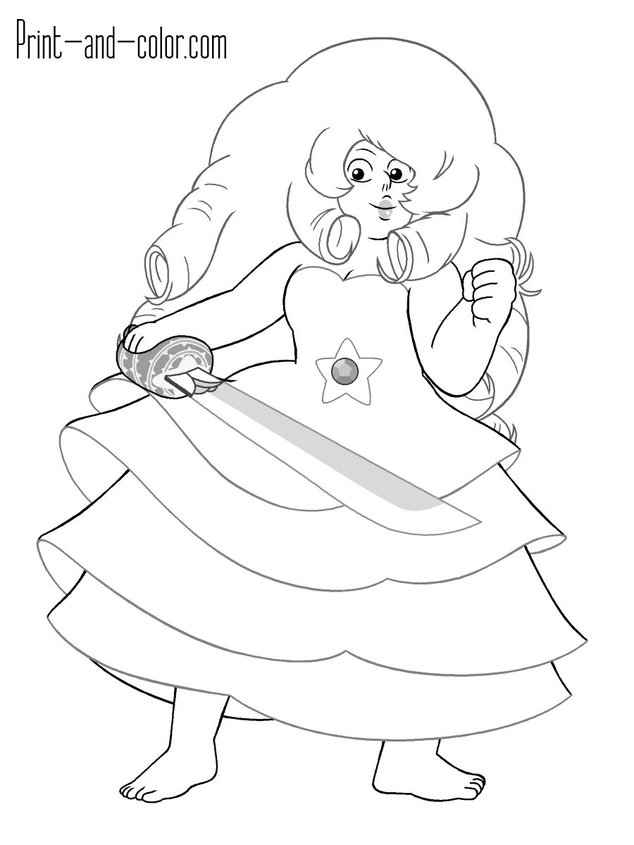 Steven universe coloring pages print and color coloring pages steven universe steven universe characters