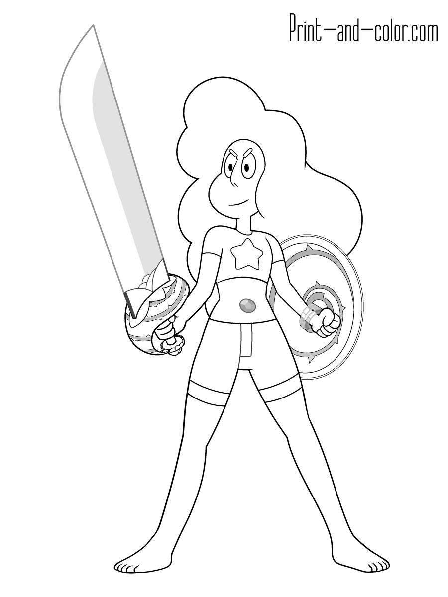 Steven universe coloring pages print and color