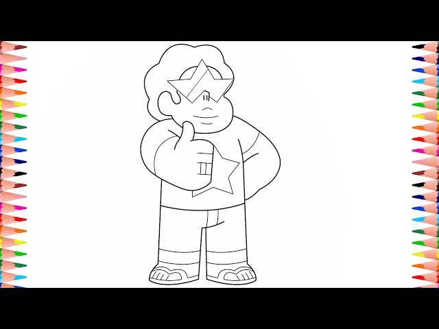 Steven universe future coloring pages garnet steven digital coloring