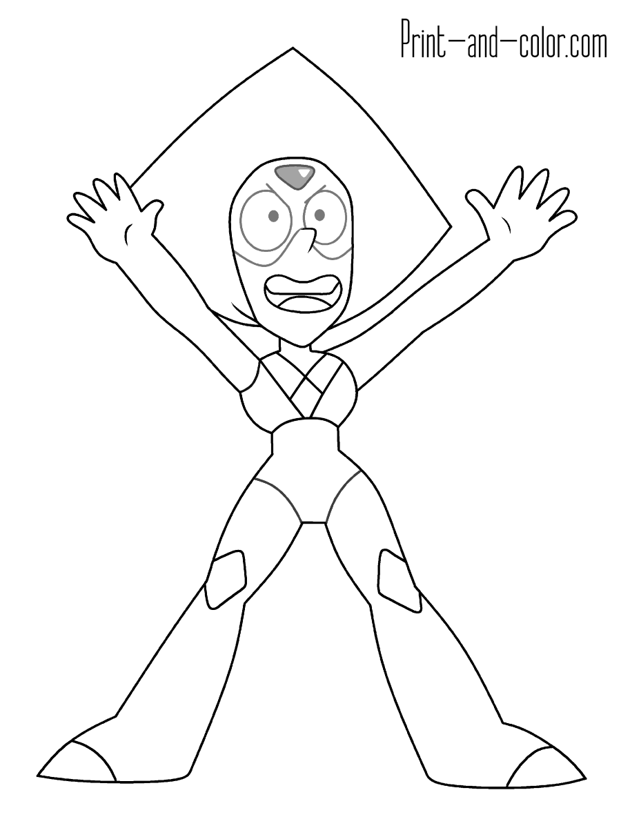 Steven universe coloring pages print and color