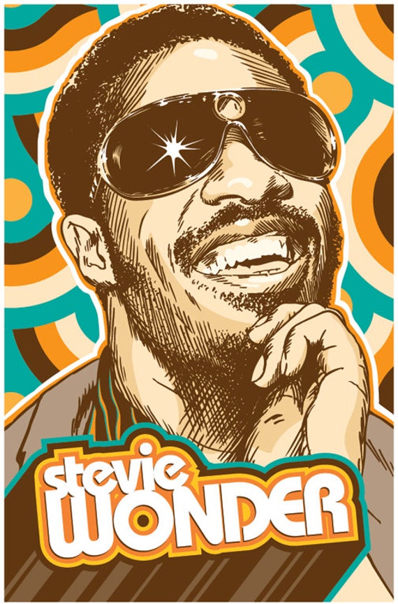 X stevie wonder stevie wonder poster stevie wonder wall art stevie wonder art print stevie wonder art wall decor home decor