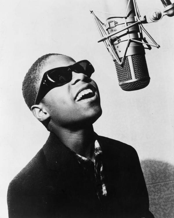 Stevie wonder art print by evening standard