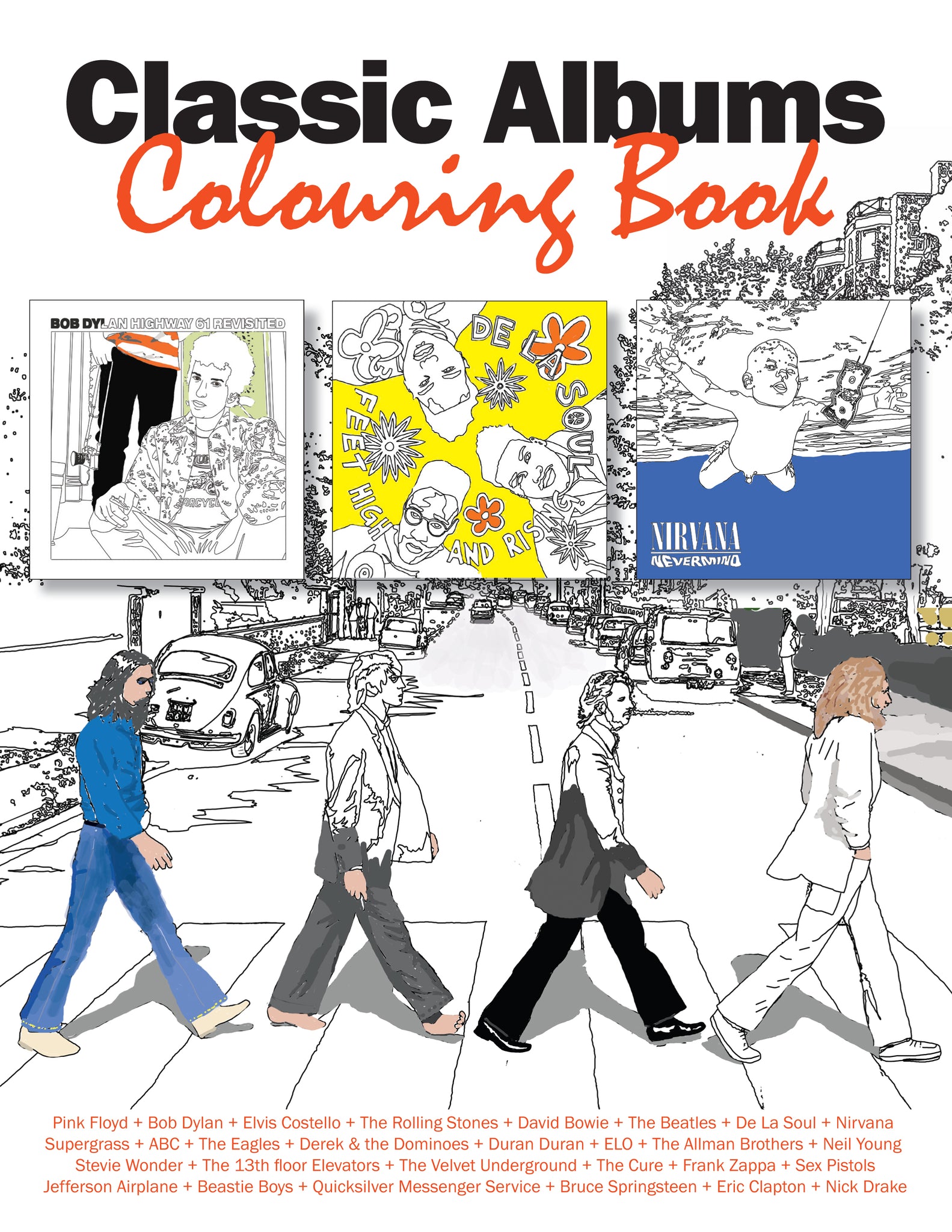 Classic albums colouring book â red planet books