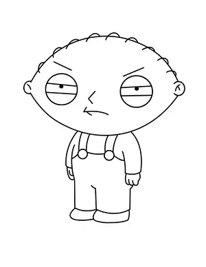 How to draw stewie griffin
