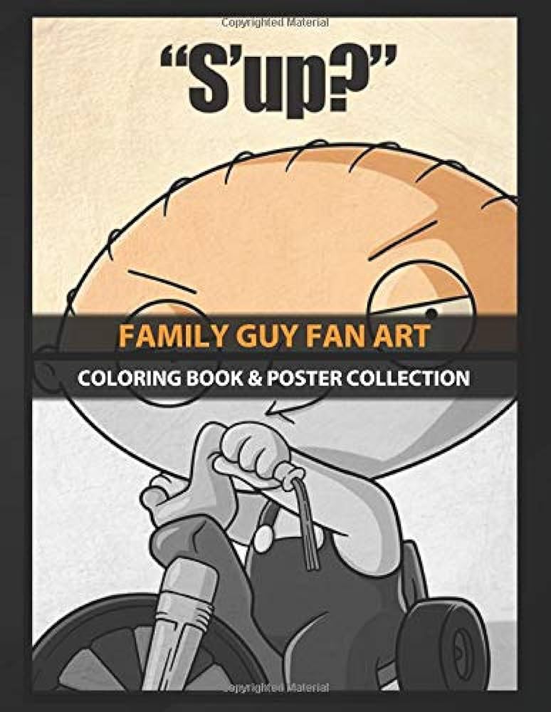 Coloring book poster collection family guy fan art stewie griffin fan art v cartoons coloring familyaiz books