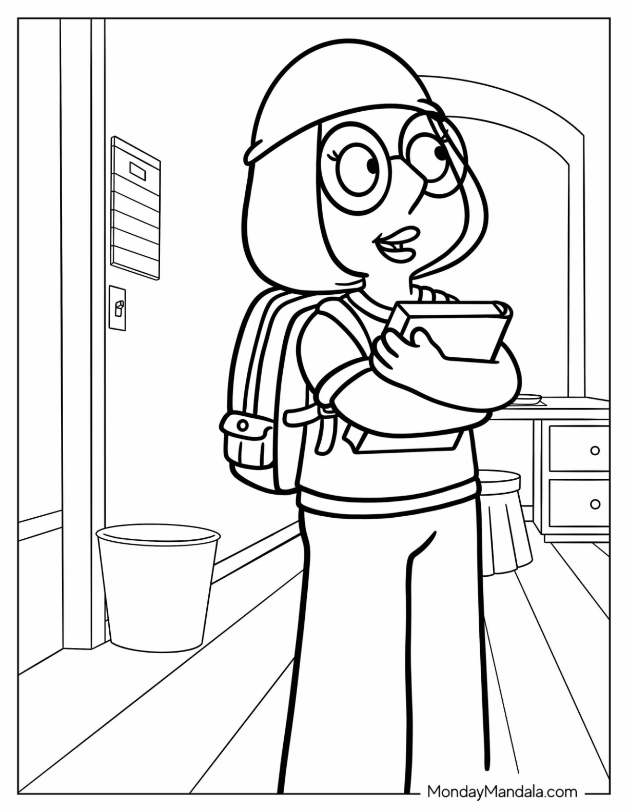 Family guy coloring pages free pdf printables