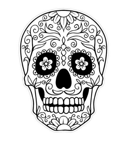 Enjoycoloring dibujos sugar skull calaveras mexicanas para colorear imagenes de calavera