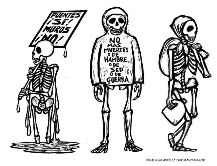 Calaveras coloring pages