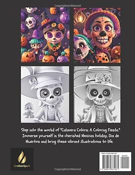 Calavera colors coloring book d animation coloring books spark creive books