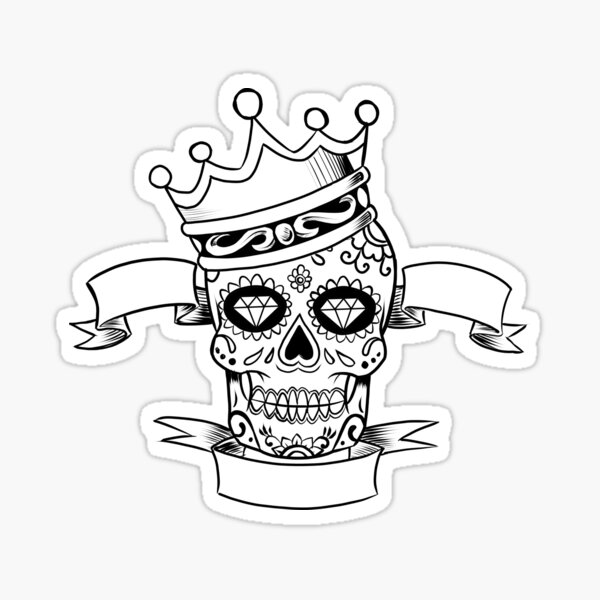 Skull coloring stickers for sale