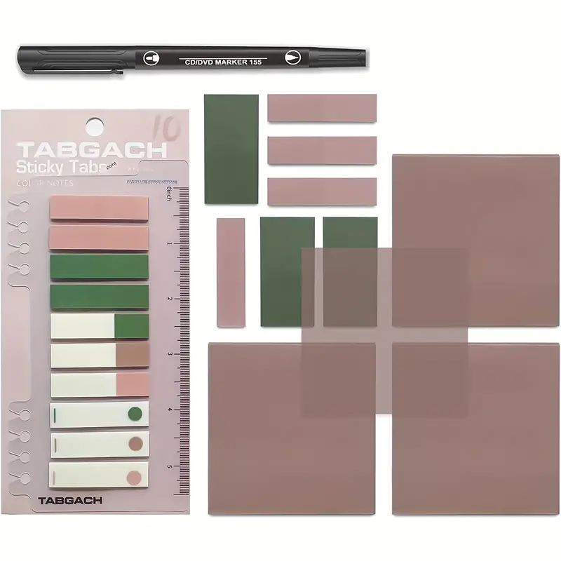 Transparent sticky notes clear sticky notes tabs set with