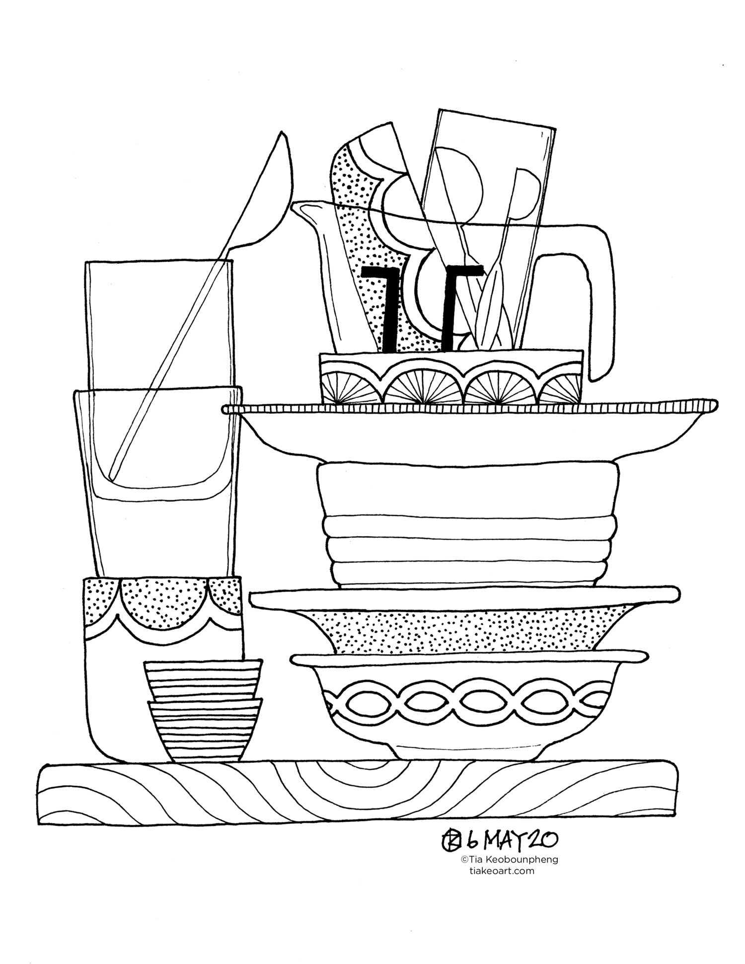Quarantine coloring sheet may â tiakeoart