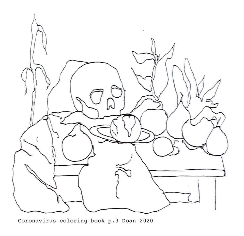 Coronavirus coloring book â penn state arts design research incubator