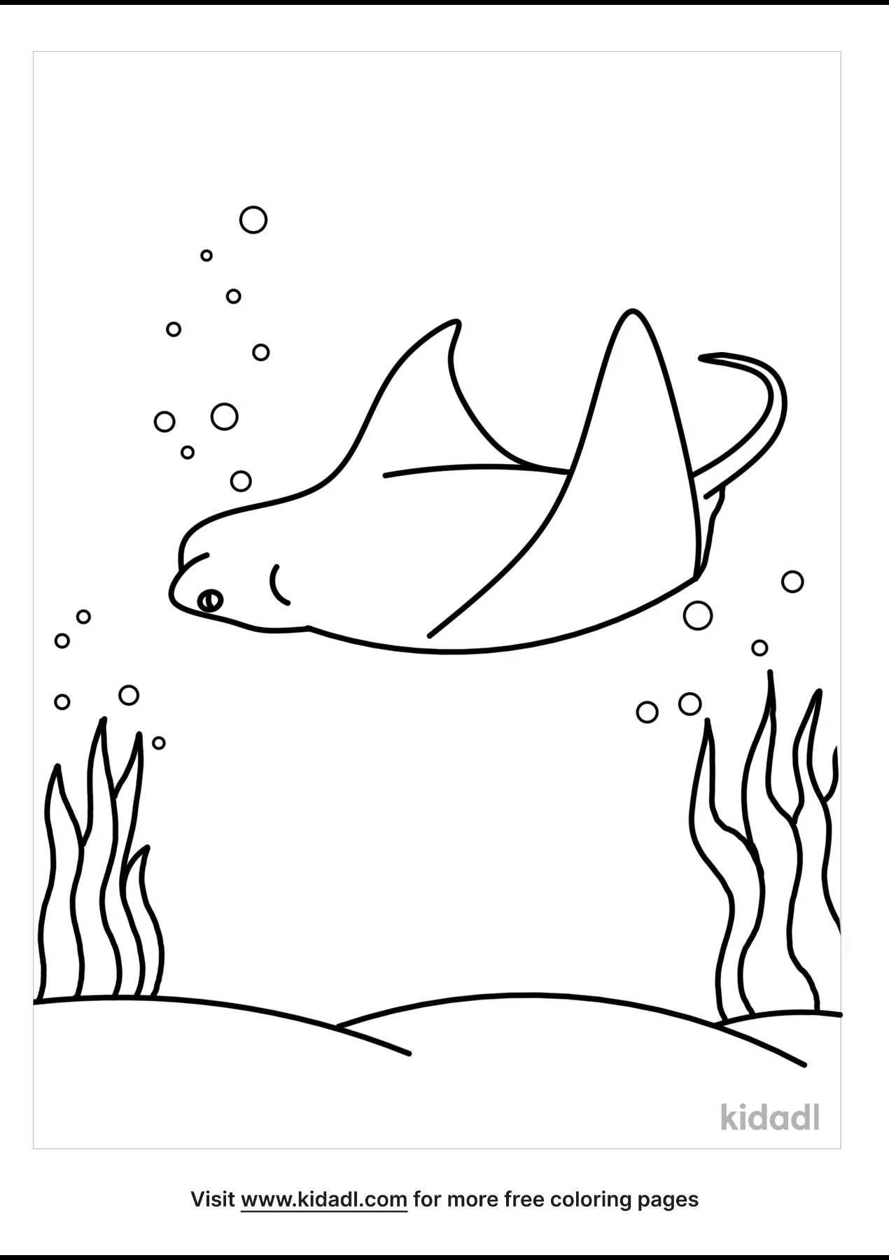 Free stingray coloring page coloring page printables
