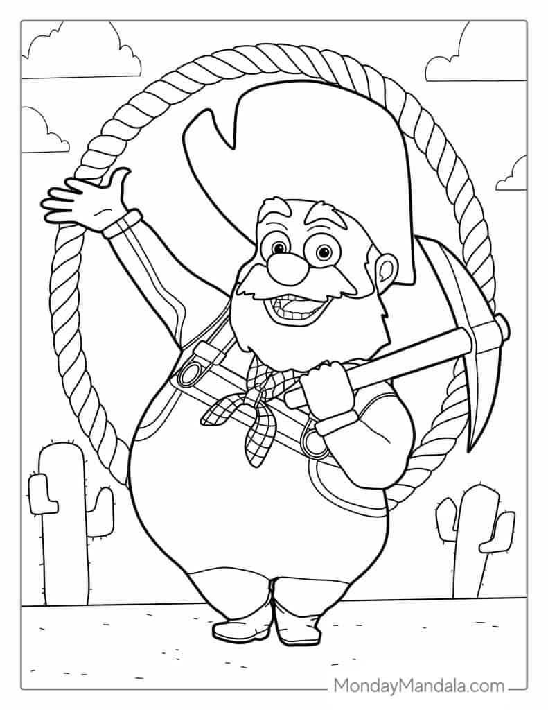 Toy story coloring pages free pdf printables